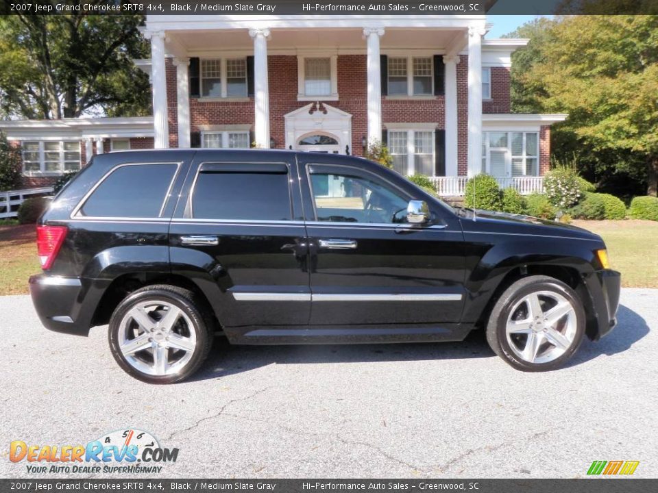 2007 Jeep Grand Cherokee SRT8 4x4 Black / Medium Slate Gray Photo #8