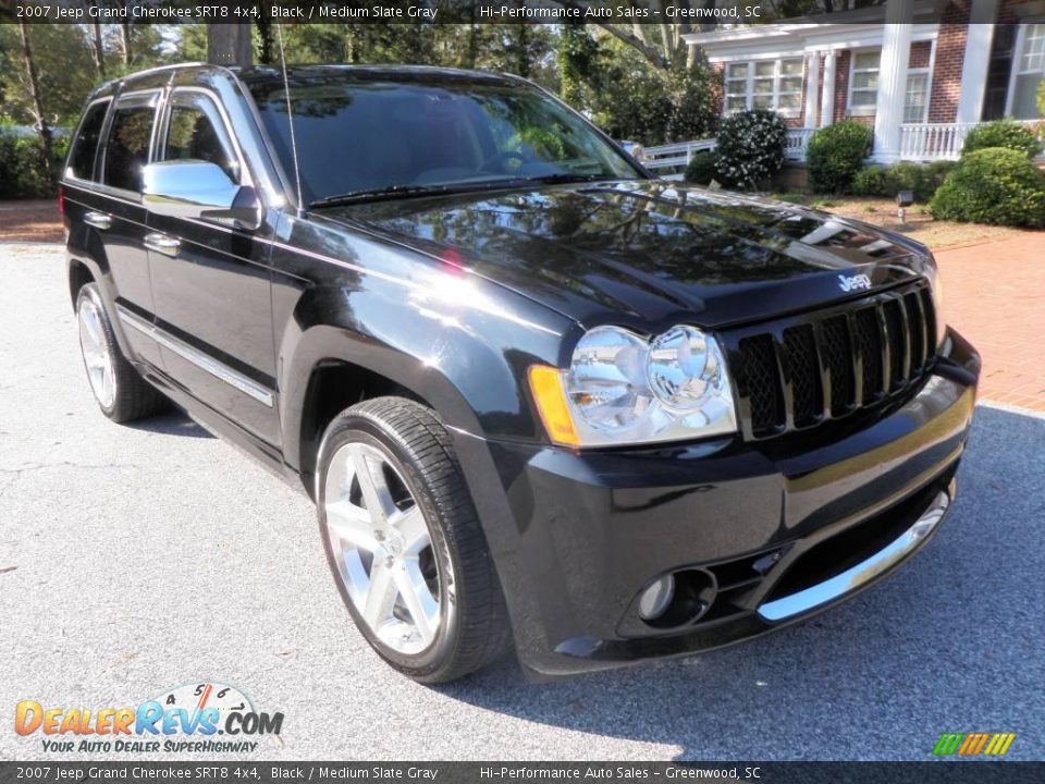 2007 Jeep Grand Cherokee SRT8 4x4 Black / Medium Slate Gray Photo #10