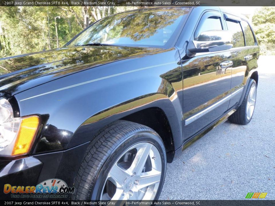 2007 Jeep Grand Cherokee SRT8 4x4 Black / Medium Slate Gray Photo #13