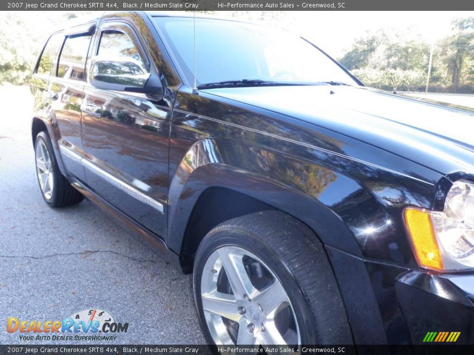 2007 Jeep Grand Cherokee SRT8 4x4 Black / Medium Slate Gray Photo #14
