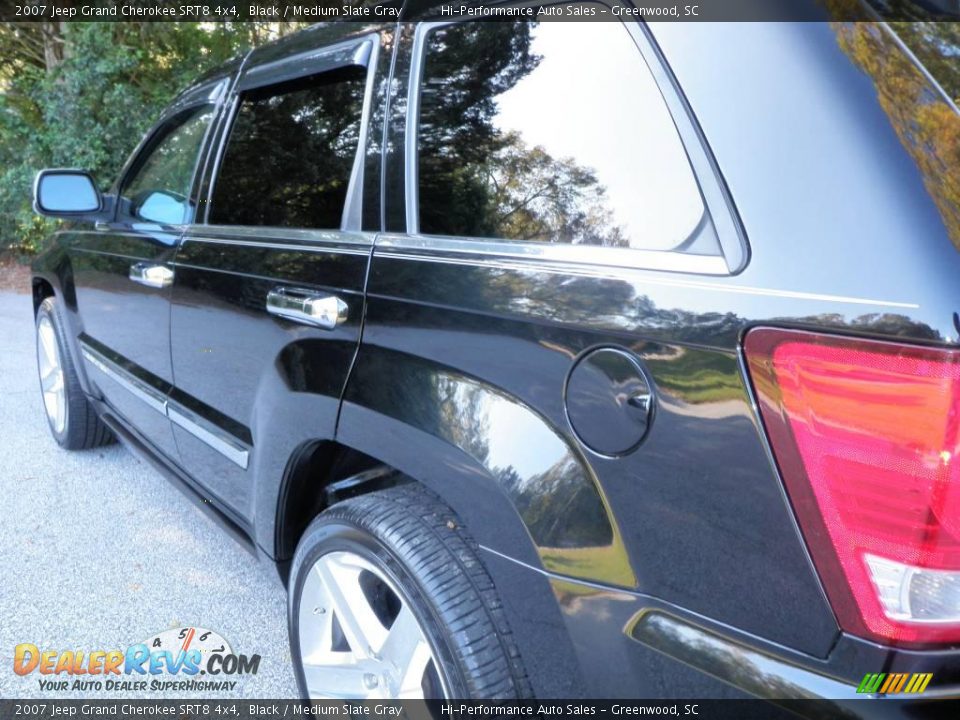 2007 Jeep Grand Cherokee SRT8 4x4 Black / Medium Slate Gray Photo #18