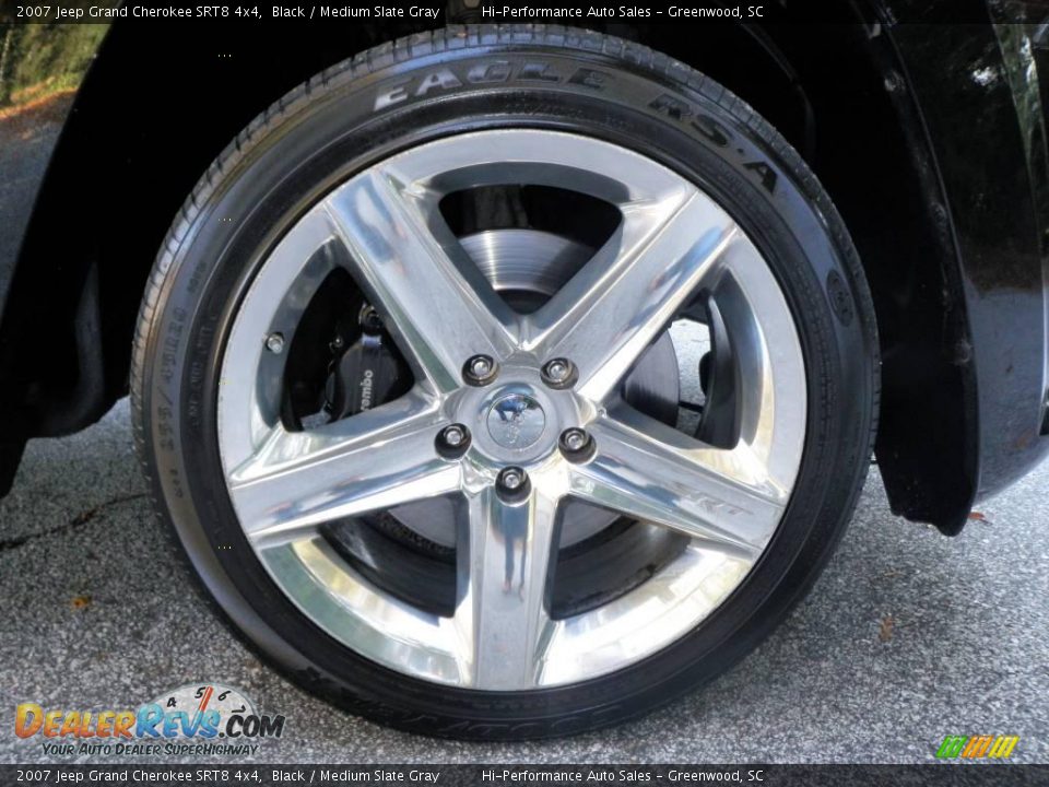 2007 Jeep Grand Cherokee SRT8 4x4 Black / Medium Slate Gray Photo #20
