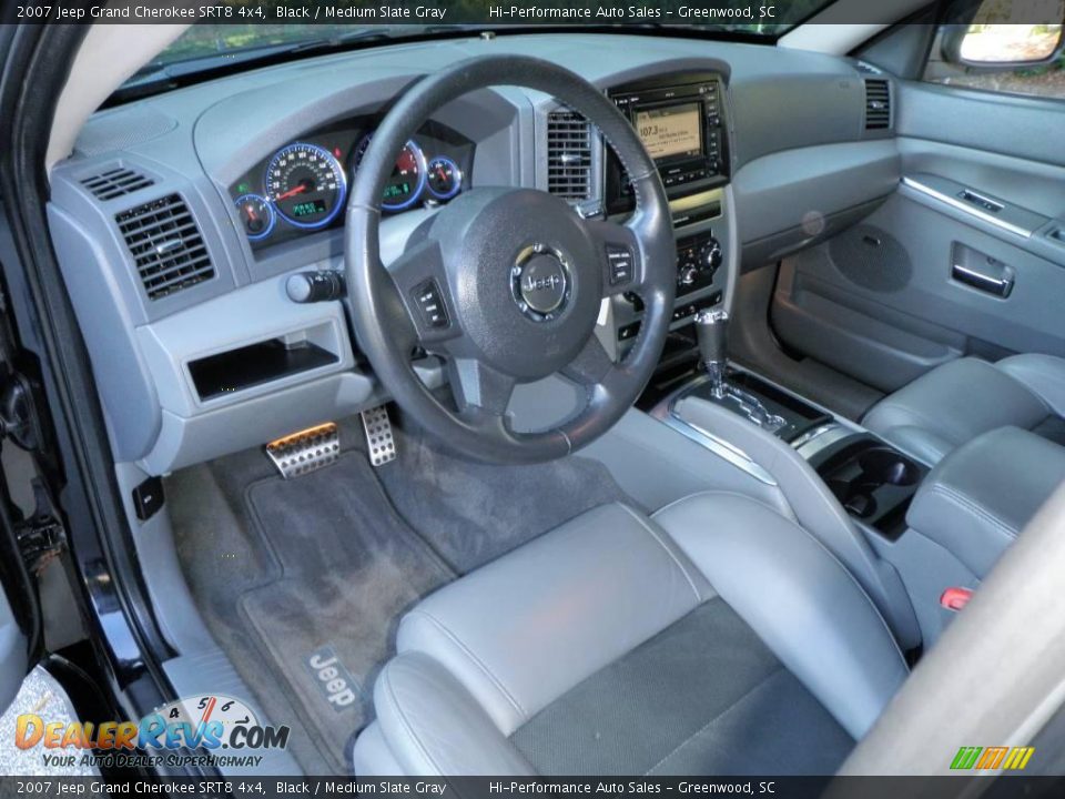 2007 Jeep Grand Cherokee SRT8 4x4 Black / Medium Slate Gray Photo #26