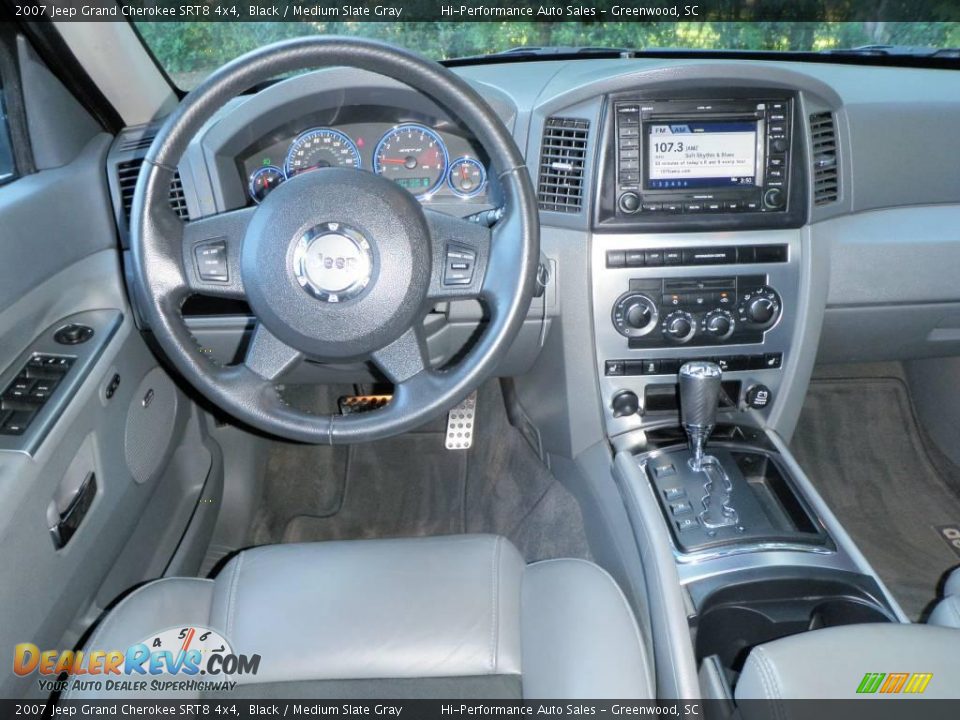2007 Jeep Grand Cherokee SRT8 4x4 Black / Medium Slate Gray Photo #27