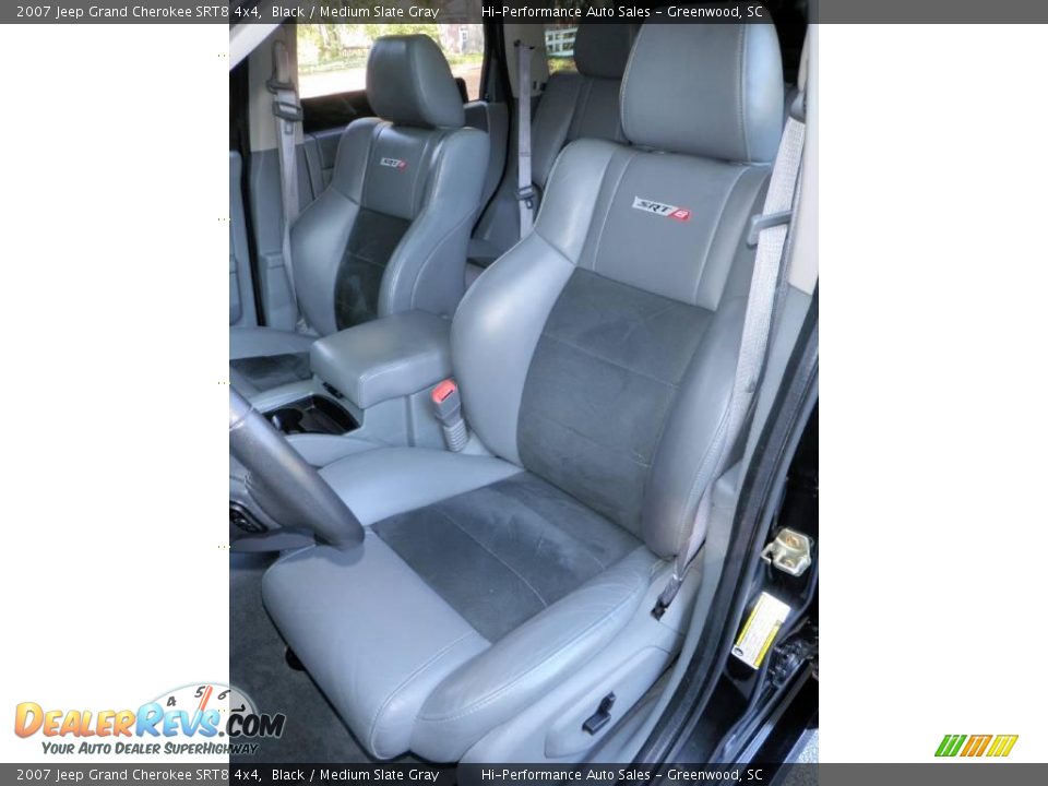 2007 Jeep Grand Cherokee SRT8 4x4 Black / Medium Slate Gray Photo #28