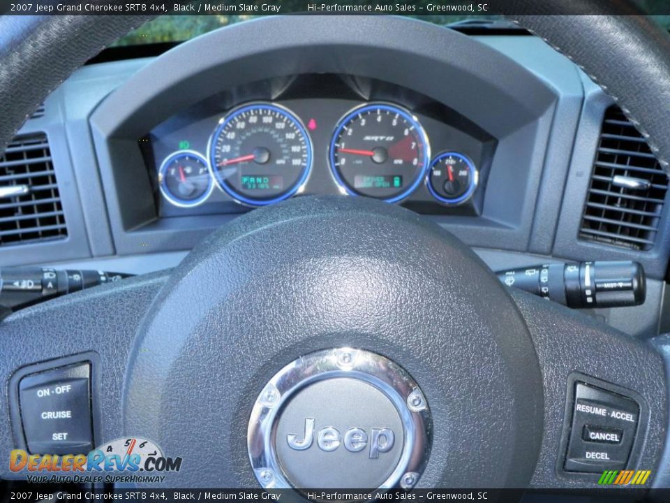 2007 Jeep Grand Cherokee SRT8 4x4 Black / Medium Slate Gray Photo #31