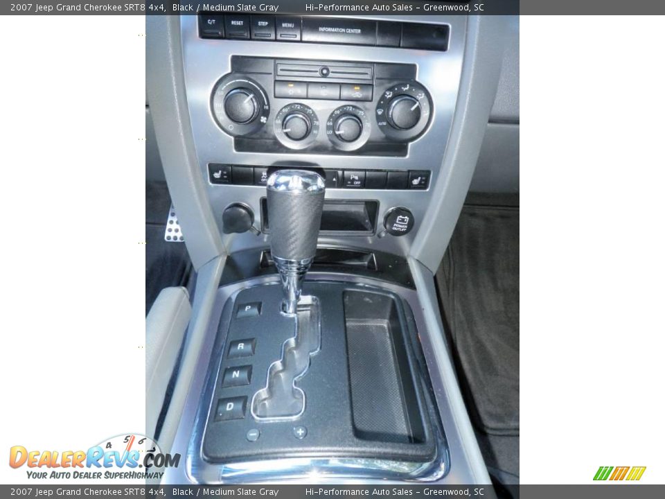 2007 Jeep Grand Cherokee SRT8 4x4 Black / Medium Slate Gray Photo #32