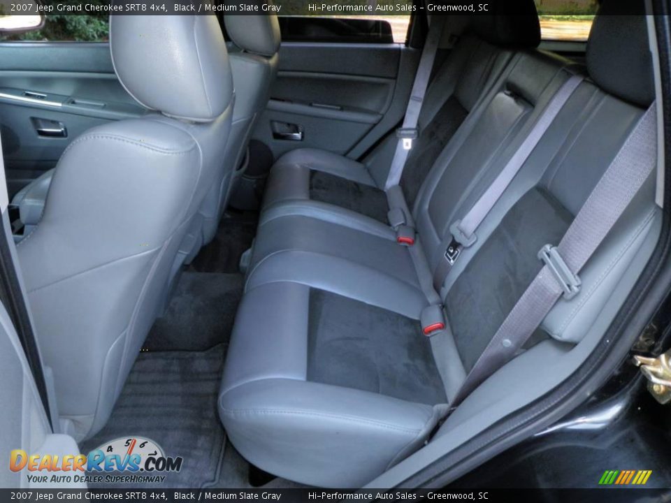 2007 Jeep Grand Cherokee SRT8 4x4 Black / Medium Slate Gray Photo #35