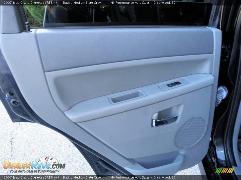 2007 Jeep Grand Cherokee SRT8 4x4 Black / Medium Slate Gray Photo #36