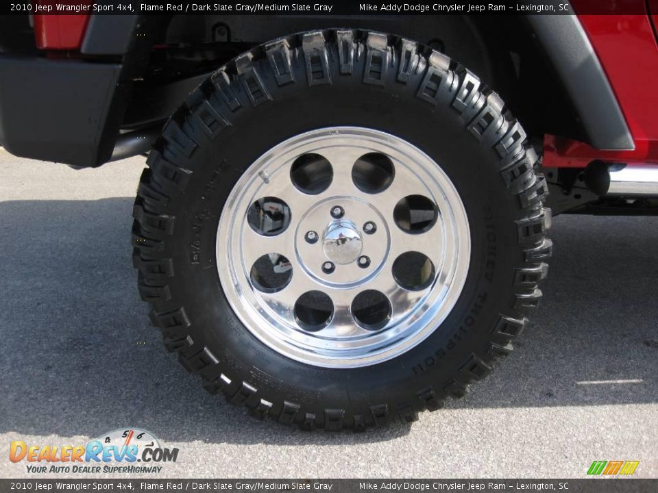 2010 Jeep Wrangler Sport 4x4 Flame Red / Dark Slate Gray/Medium Slate Gray Photo #5
