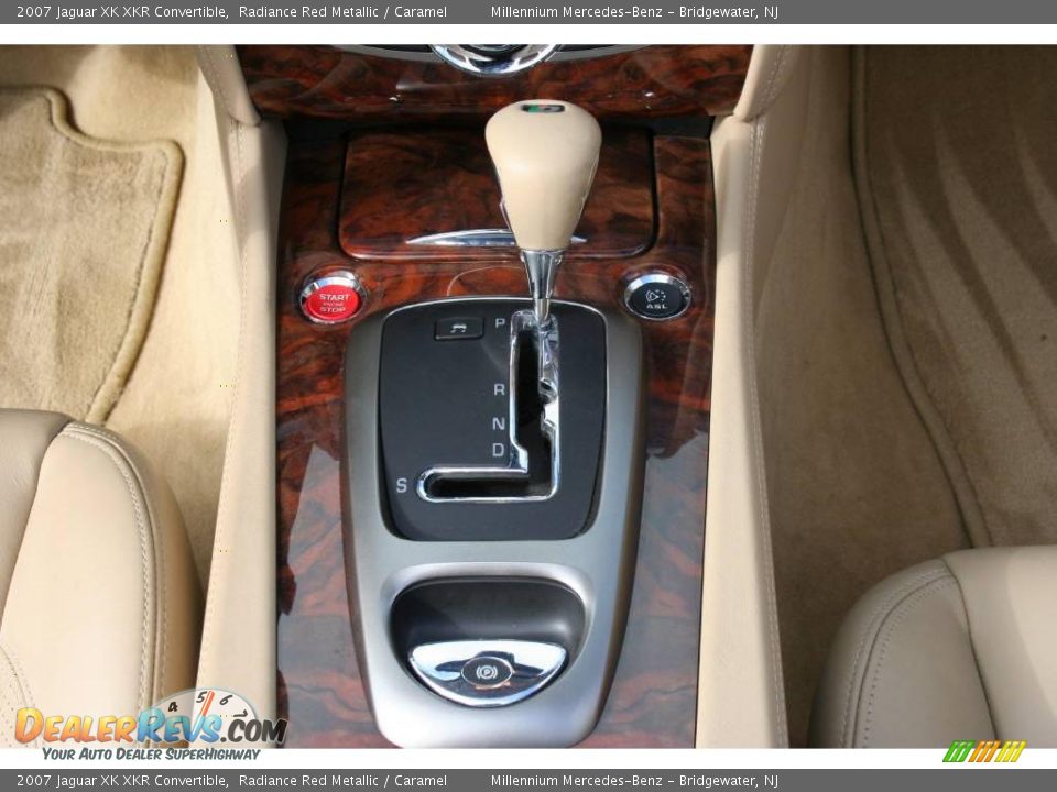 2007 Jaguar XK XKR Convertible Radiance Red Metallic / Caramel Photo #18