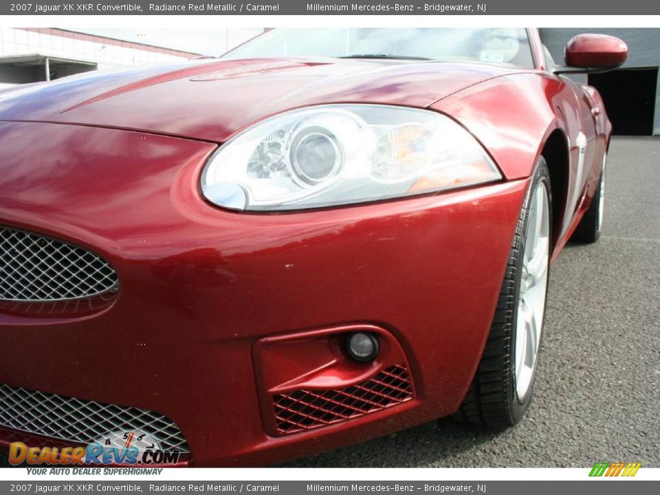 2007 Jaguar XK XKR Convertible Radiance Red Metallic / Caramel Photo #23