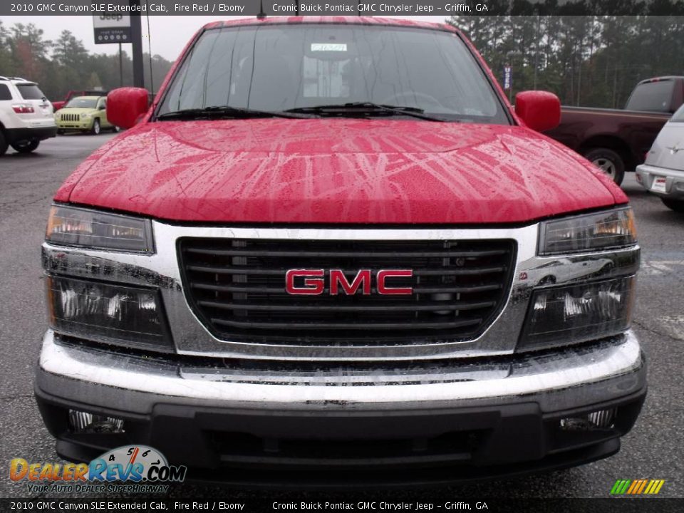 2010 GMC Canyon SLE Extended Cab Fire Red / Ebony Photo #3