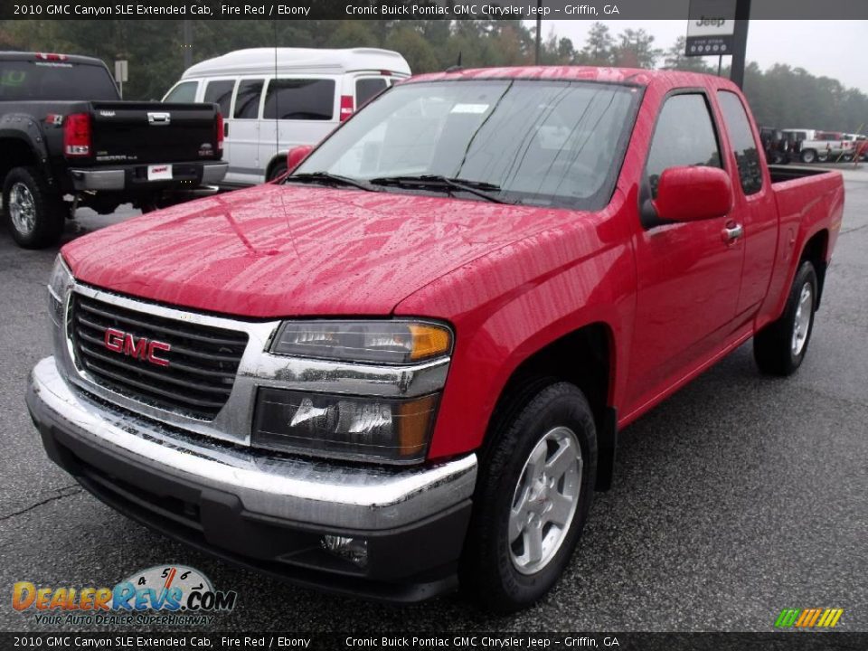 2010 GMC Canyon SLE Extended Cab Fire Red / Ebony Photo #4