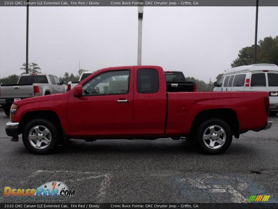 2010 GMC Canyon SLE Extended Cab Fire Red / Ebony Photo #5