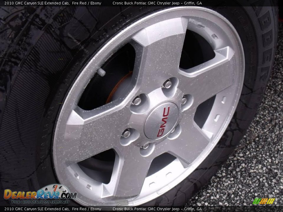2010 GMC Canyon SLE Extended Cab Fire Red / Ebony Photo #9