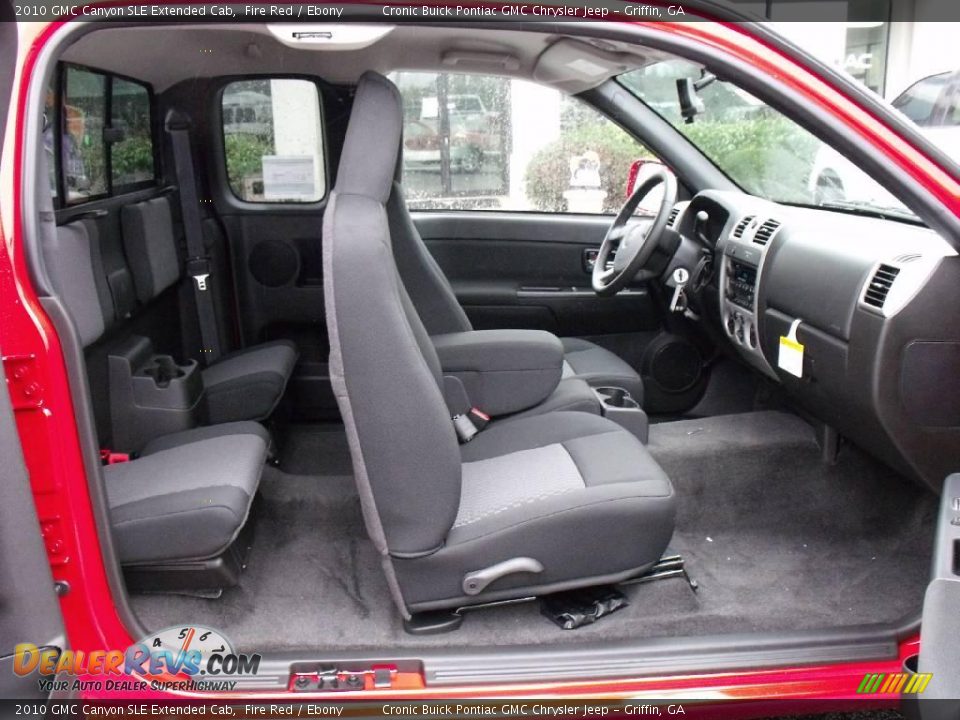 2010 GMC Canyon SLE Extended Cab Fire Red / Ebony Photo #14