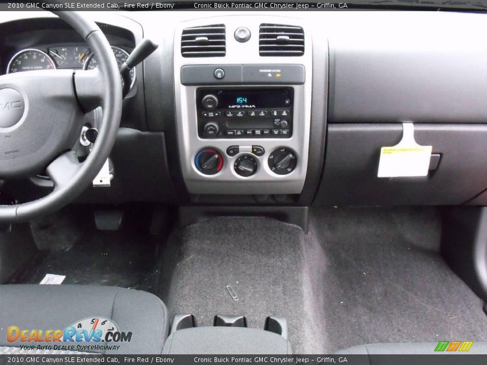 2010 GMC Canyon SLE Extended Cab Fire Red / Ebony Photo #15