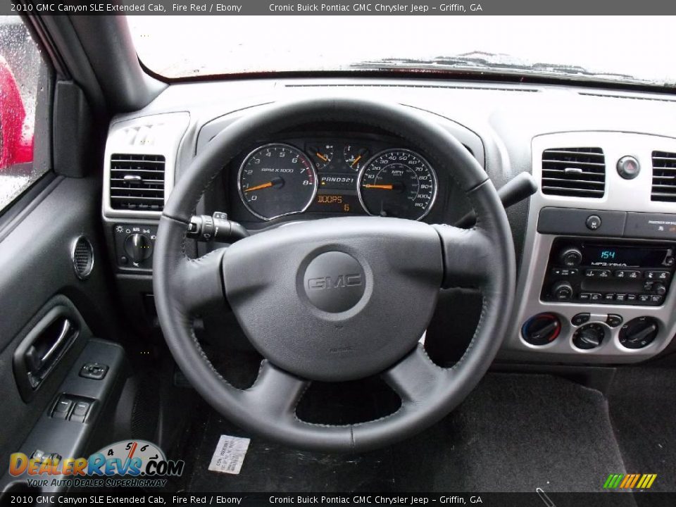 2010 GMC Canyon SLE Extended Cab Fire Red / Ebony Photo #16
