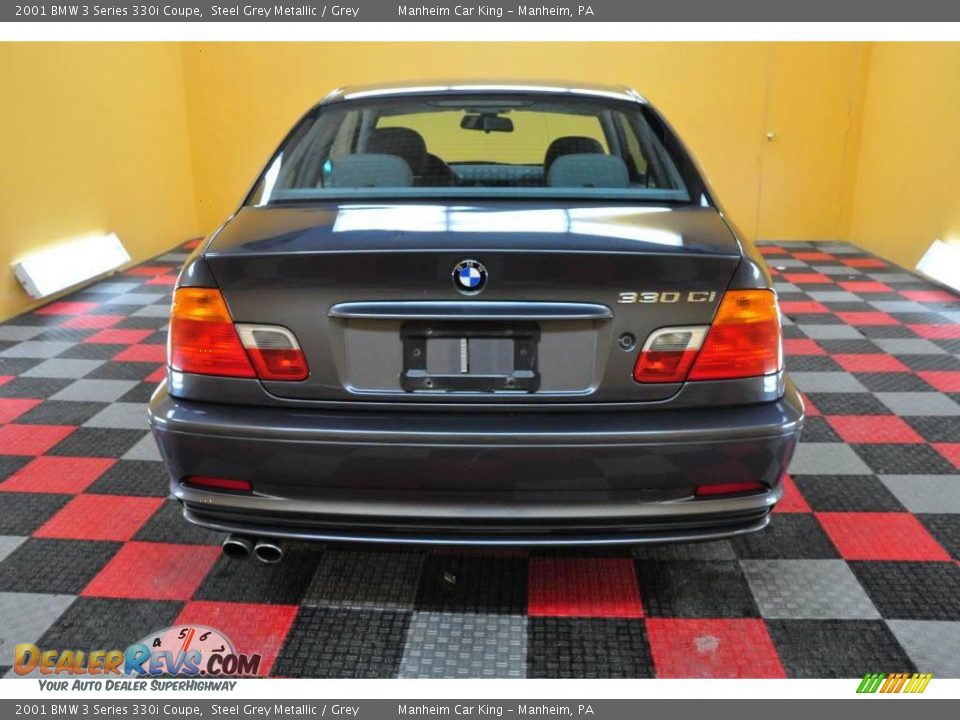 2001 BMW 3 Series 330i Coupe Steel Grey Metallic / Grey Photo #5