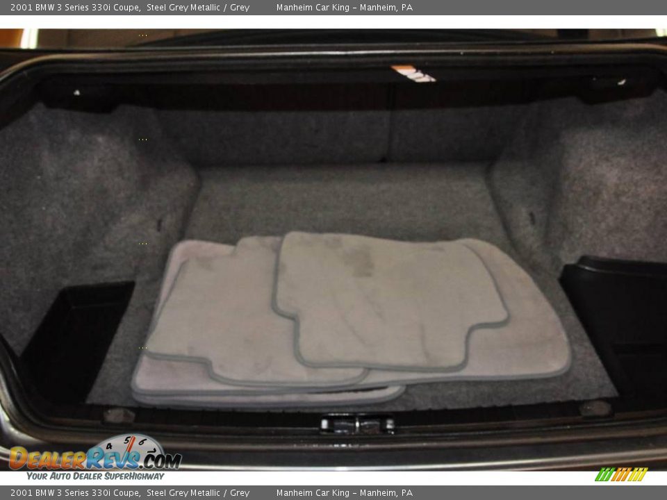 2001 BMW 3 Series 330i Coupe Steel Grey Metallic / Grey Photo #9