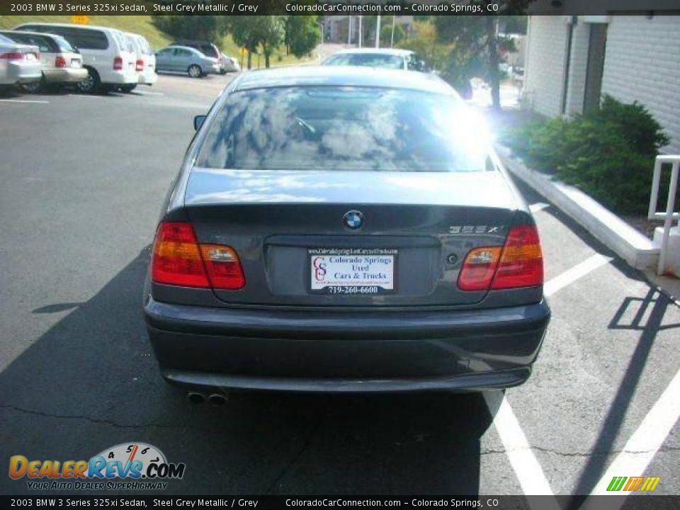 2003 BMW 3 Series 325xi Sedan Steel Grey Metallic / Grey Photo #7
