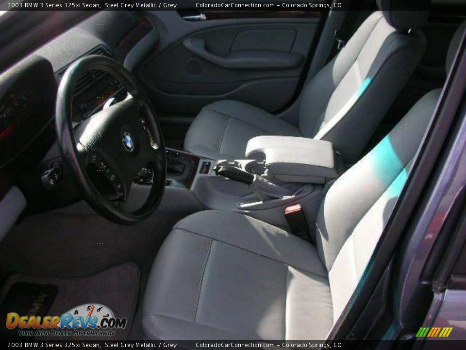 2003 BMW 3 Series 325xi Sedan Steel Grey Metallic / Grey Photo #8