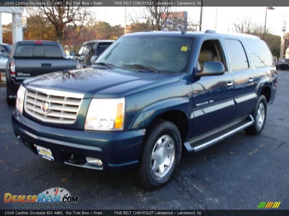 2006 Cadillac Escalade ESV AWD Rip Tide Blue / Shale Photo #1