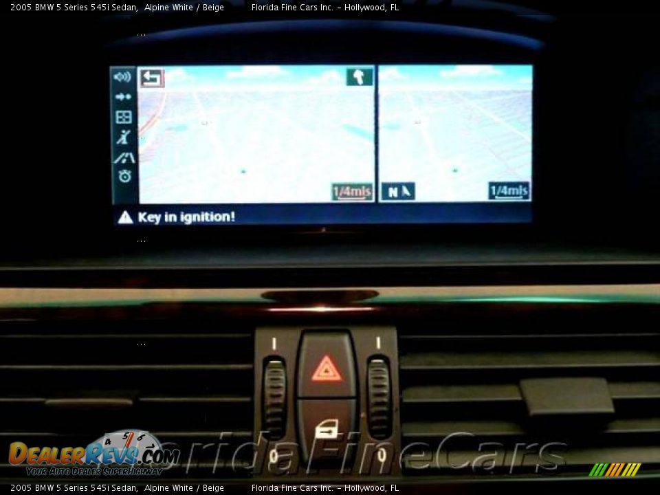 2005 BMW 5 Series 545i Sedan Alpine White / Beige Photo #18