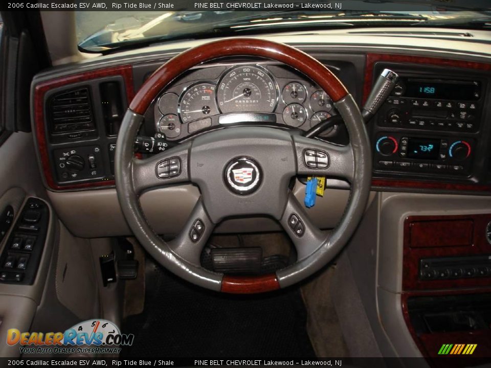 2006 Cadillac Escalade ESV AWD Rip Tide Blue / Shale Photo #11