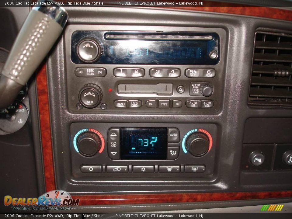 2006 Cadillac Escalade ESV AWD Rip Tide Blue / Shale Photo #12