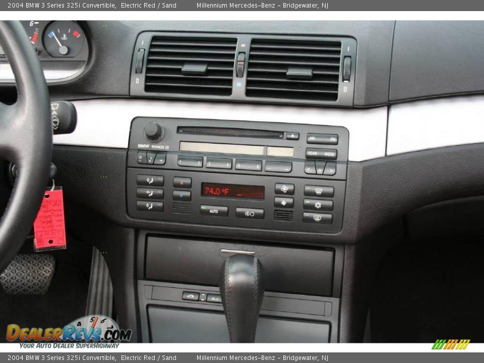 2004 BMW 3 Series 325i Convertible Electric Red / Sand Photo #16