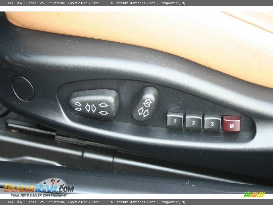 2004 BMW 3 Series 325i Convertible Electric Red / Sand Photo #35