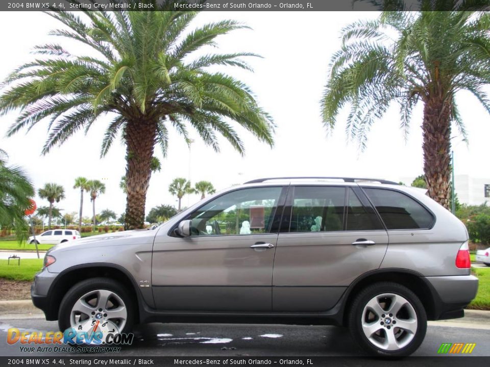 2004 BMW X5 4.4i Sterling Grey Metallic / Black Photo #1