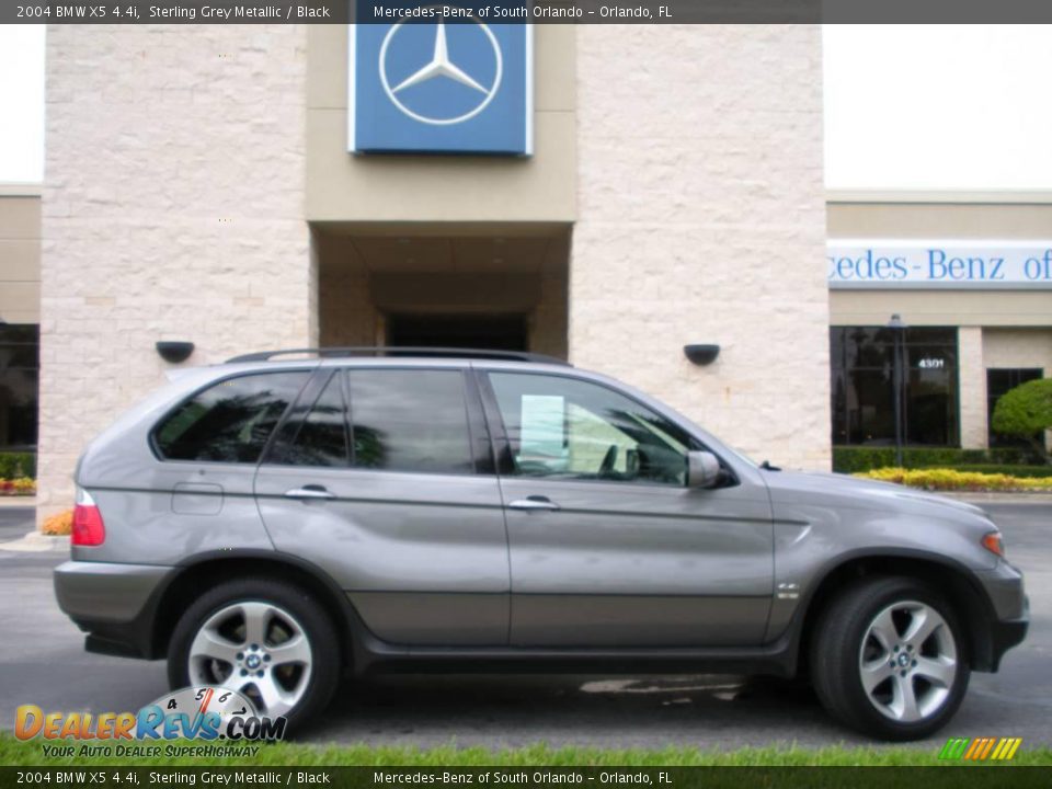 2004 BMW X5 4.4i Sterling Grey Metallic / Black Photo #5