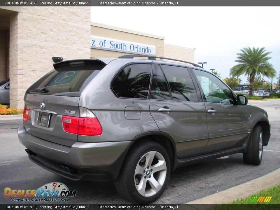 2004 BMW X5 4.4i Sterling Grey Metallic / Black Photo #6