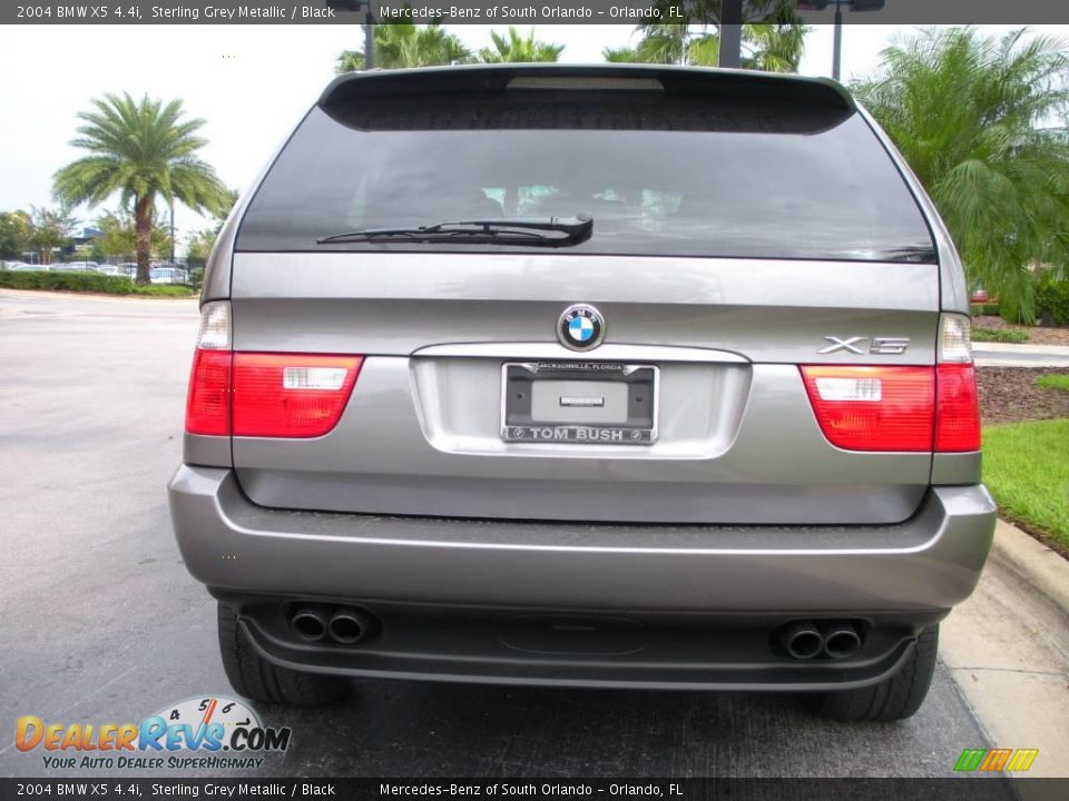 2004 BMW X5 4.4i Sterling Grey Metallic / Black Photo #7