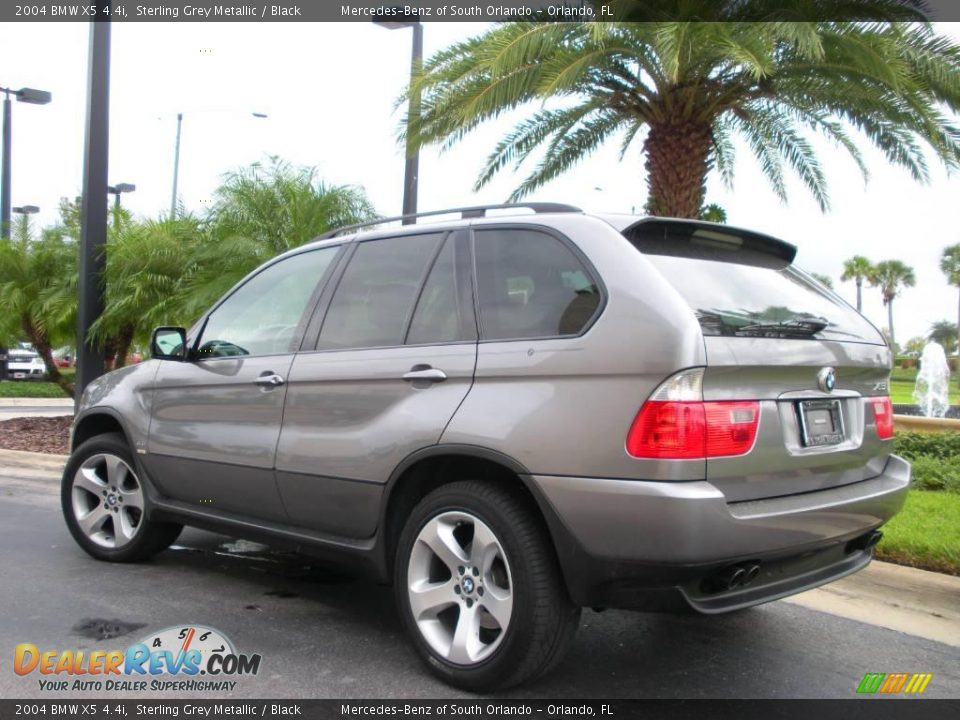 2004 BMW X5 4.4i Sterling Grey Metallic / Black Photo #8