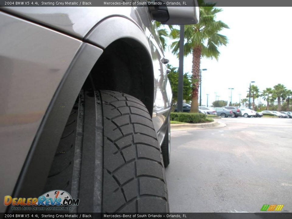 2004 BMW X5 4.4i Sterling Grey Metallic / Black Photo #11