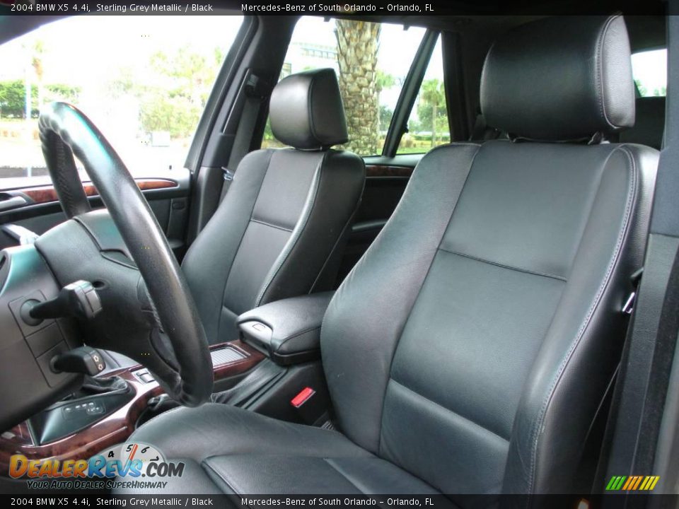 2004 BMW X5 4.4i Sterling Grey Metallic / Black Photo #13