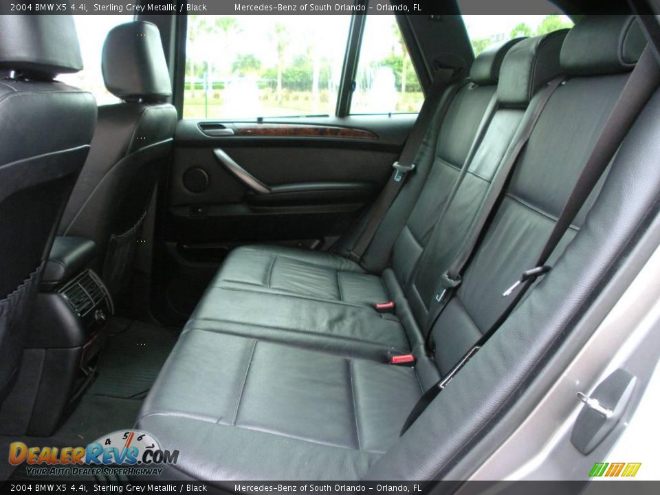 2004 BMW X5 4.4i Sterling Grey Metallic / Black Photo #14
