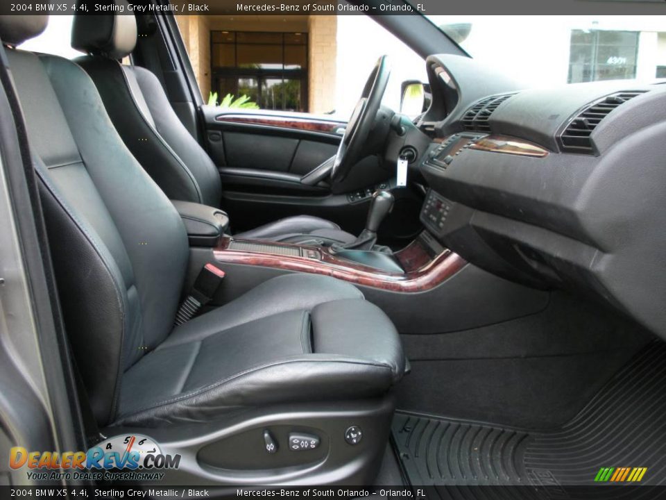 2004 BMW X5 4.4i Sterling Grey Metallic / Black Photo #16