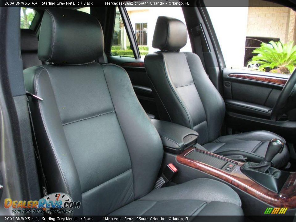 2004 BMW X5 4.4i Sterling Grey Metallic / Black Photo #17