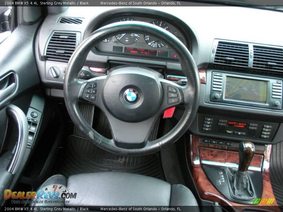 2004 BMW X5 4.4i Sterling Grey Metallic / Black Photo #19