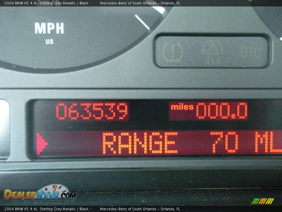 2004 BMW X5 4.4i Sterling Grey Metallic / Black Photo #22