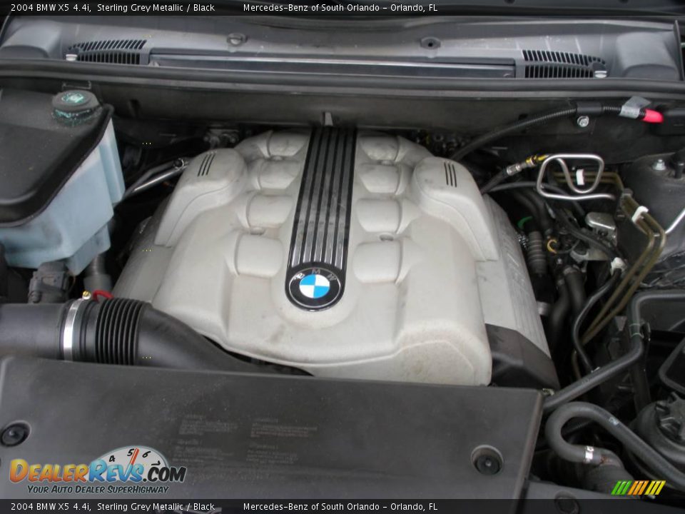 2004 BMW X5 4.4i Sterling Grey Metallic / Black Photo #25