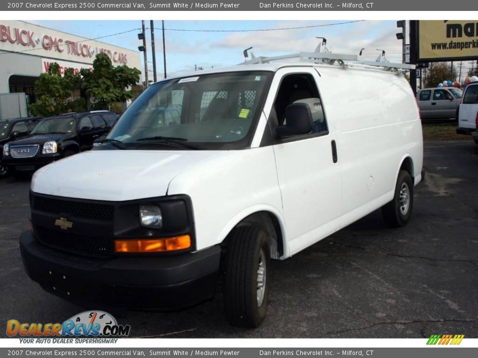 2007 Chevrolet Express 2500 Commercial Van Summit White / Medium Pewter Photo #1