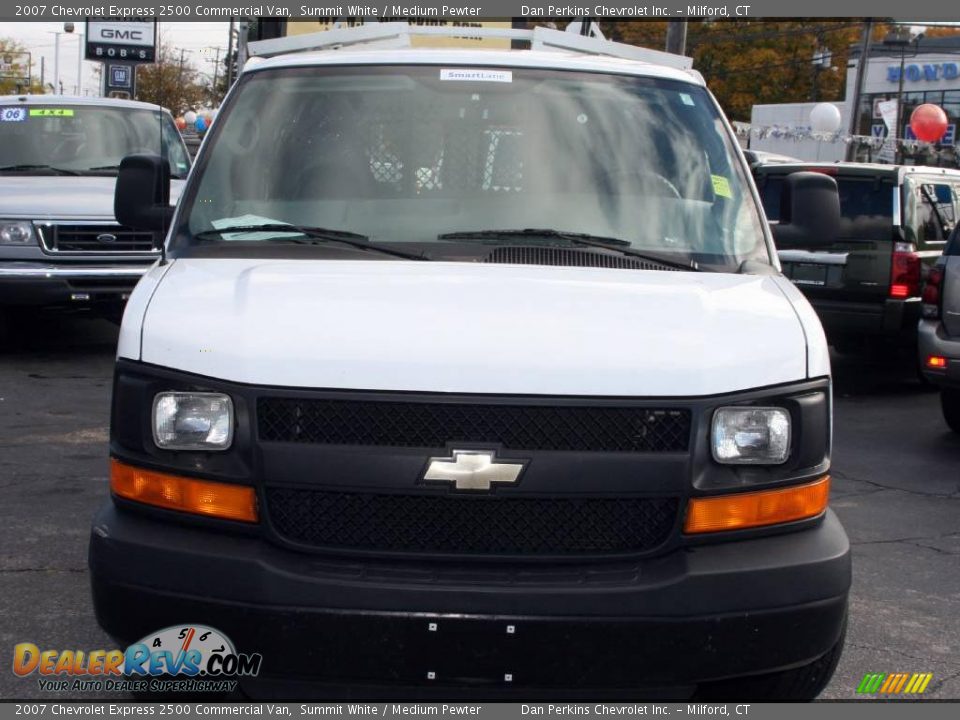 2007 Chevrolet Express 2500 Commercial Van Summit White / Medium Pewter Photo #2