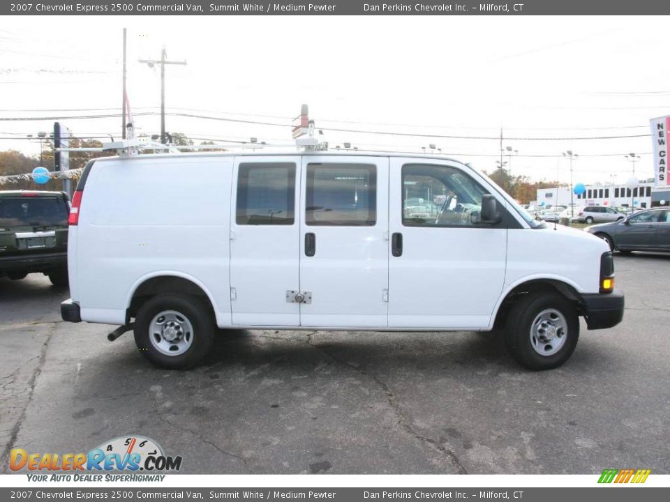 2007 Chevrolet Express 2500 Commercial Van Summit White / Medium Pewter Photo #4