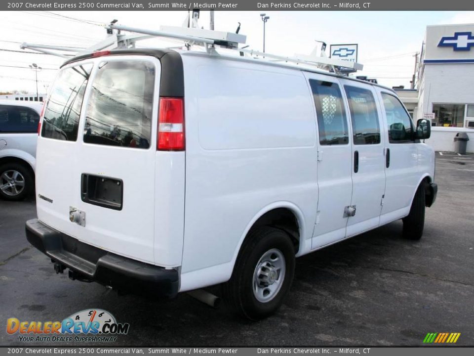 2007 Chevrolet Express 2500 Commercial Van Summit White / Medium Pewter Photo #5